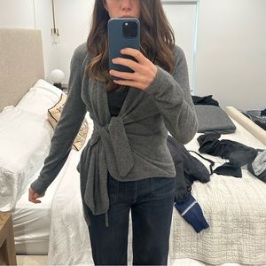 Wrap sweater